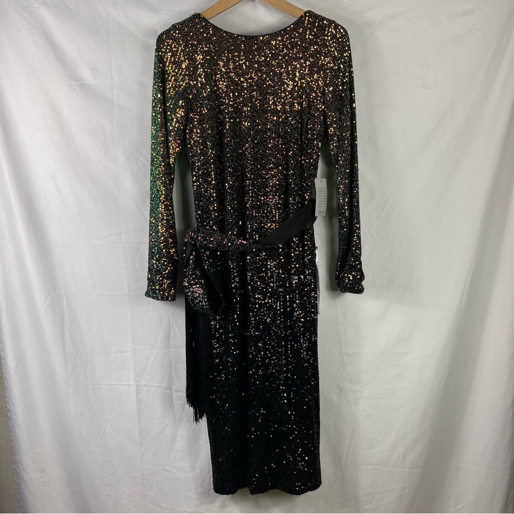 Dress the Population - Caro - Gold Multi